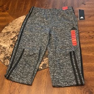 Kids Adidas Black and grey sweat pants